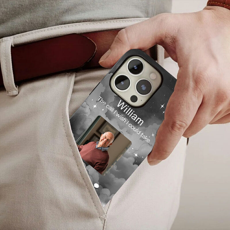 Personalisierte Handytasche Individuelles Foto Gedenkgeschenk für verstorbene Angehörige