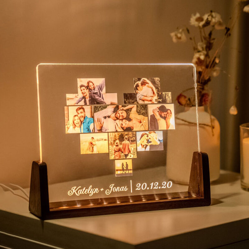 Personalized Picture Night Light Wonderful Valentine's Day Gift