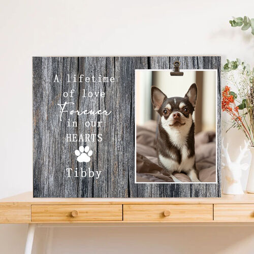 犬 猫 肉球 ペット ネーム 写真 数字 木製 プレート 刻印