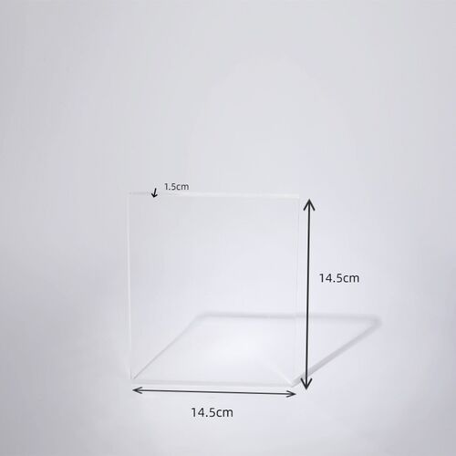 Gift with Footprints Pattern for Grandma "Love Always" Square Shaped Acrylic Plaque