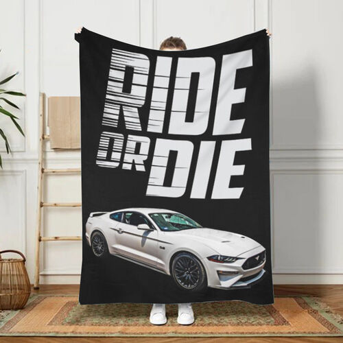 Custom Picture Blanket Cool Gift for Him "Ride"