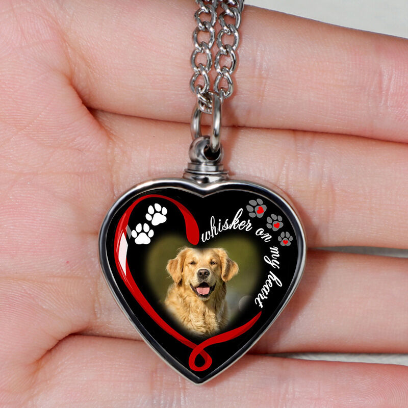 Whishes on My Heart Picture Urn Necklace