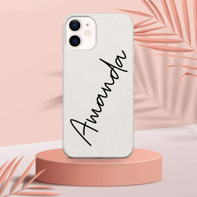 Personalisierte Handytasche mit individuellem Namen Einfaches und modisches Geschenk
