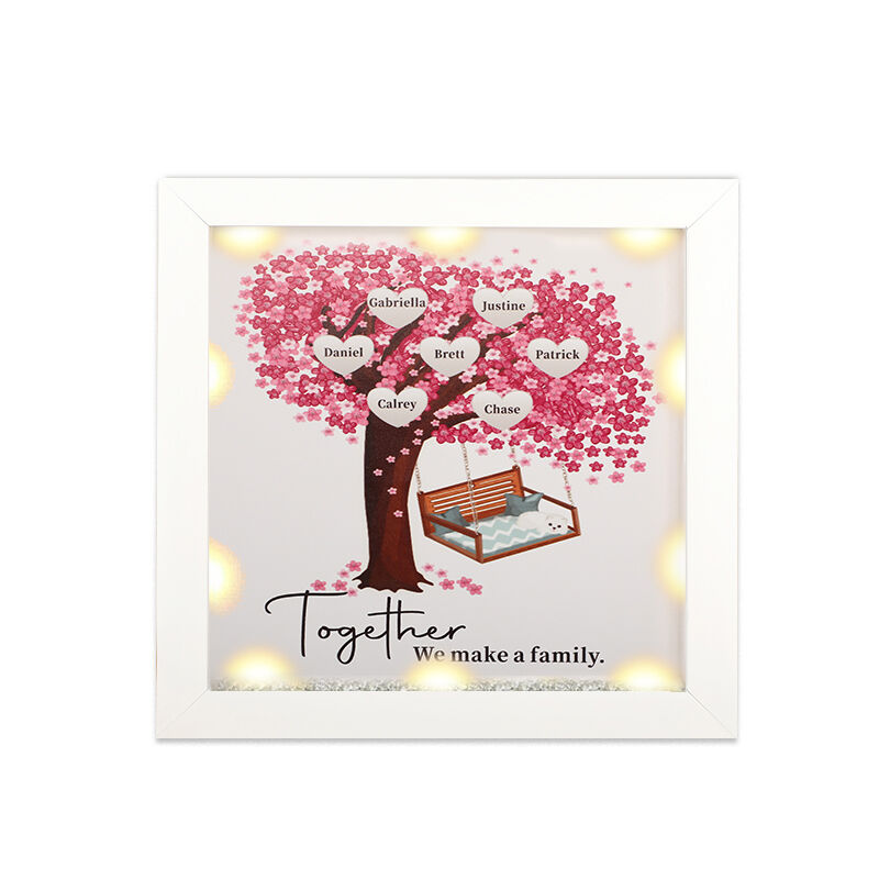 Personalized Family Tree Frame With Custom Name