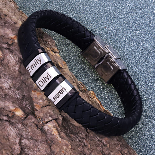 "Sei Aufrichtig" Personalisiertes Armband Für Männer