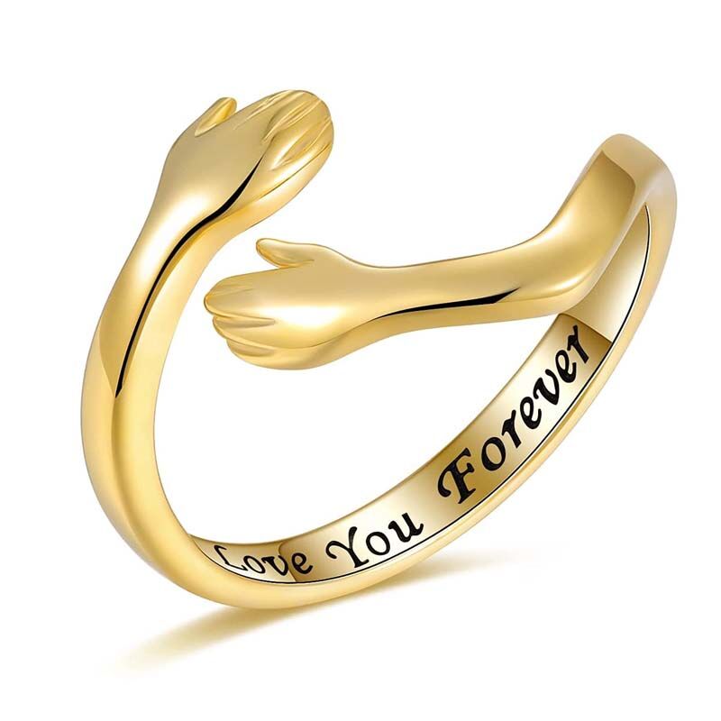 "Embracing You" Custom Engraving Ring