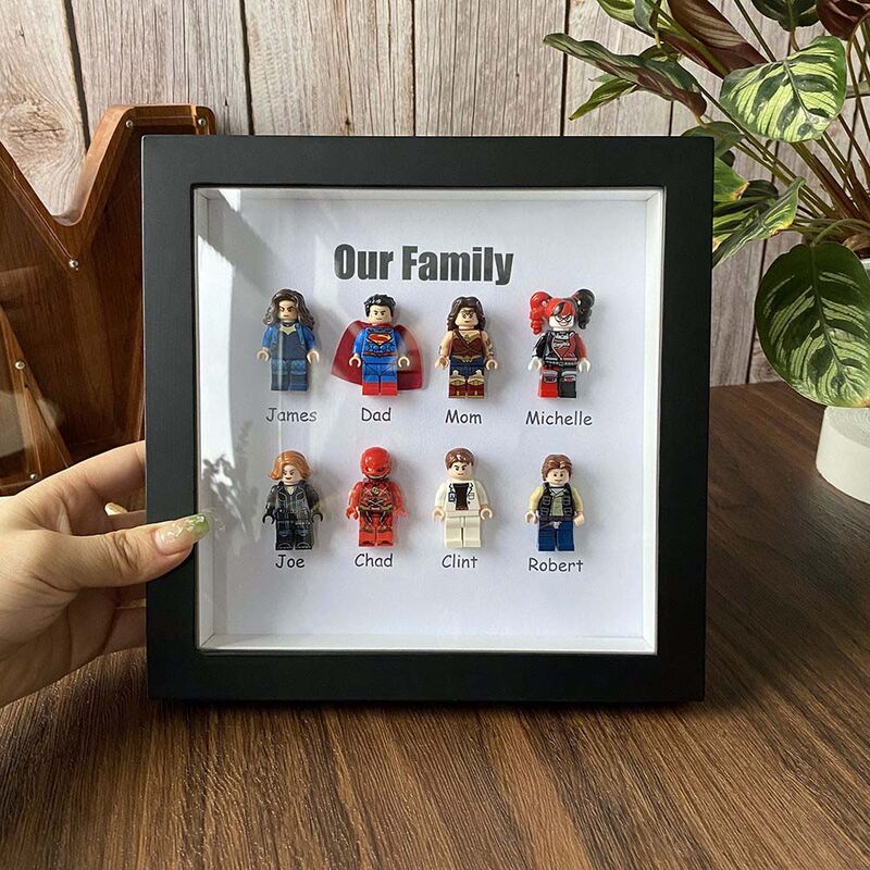 "Our Family" Personalized Superhero Family Frame