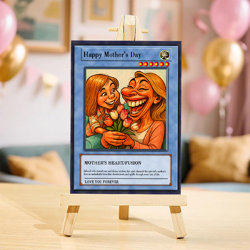 Personalized Funny Picture Poke Card Creative Gift for Mother