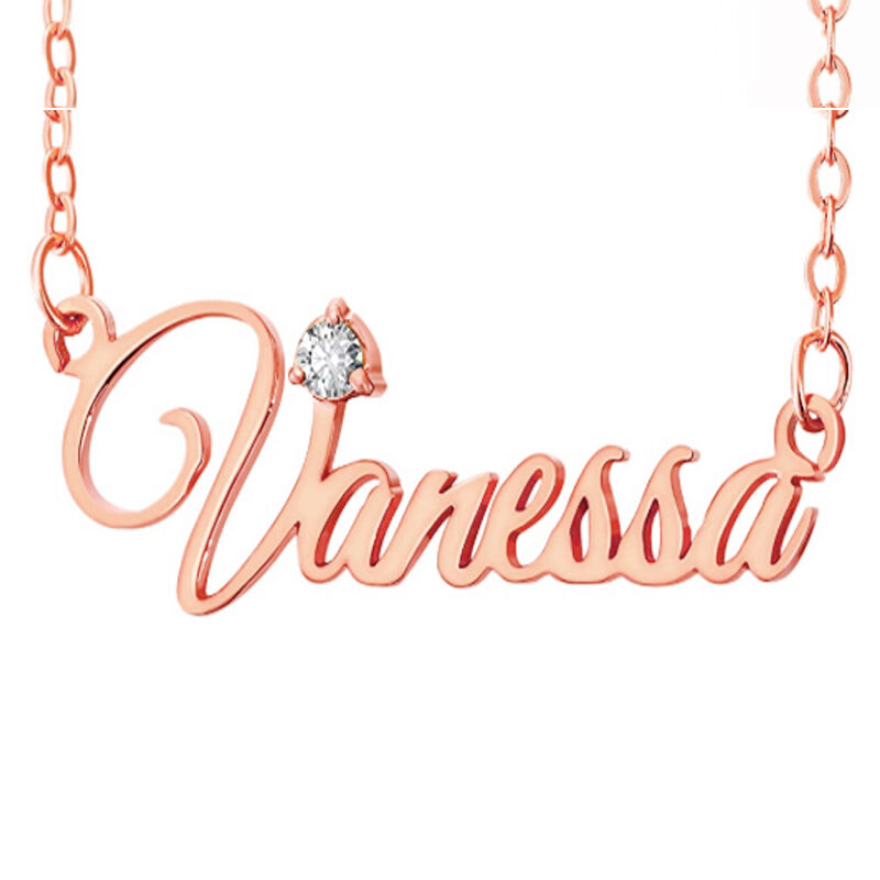 "He Has A Warm" Personalized Name Necklace