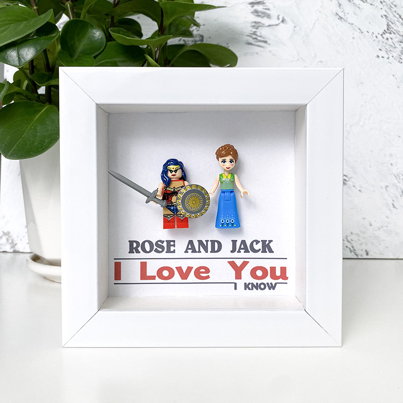"I Love You" 2 SuperHeroes Personalised Valentine's Day Gifts