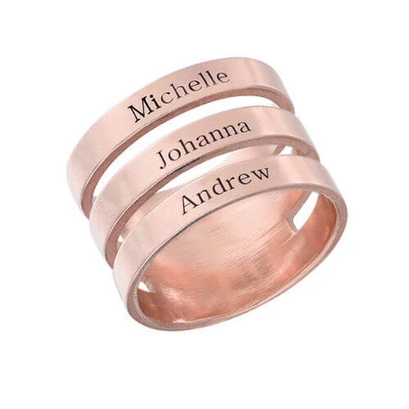 "Stay With Love" Personalized Engraving Ring