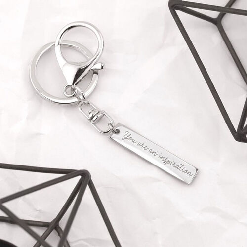 "Unlock Your Love" Custom Engraved Keychain
