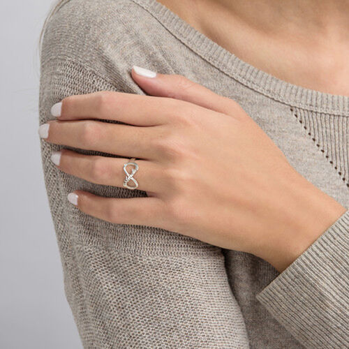 "Love yourself" Infinity Name Ring