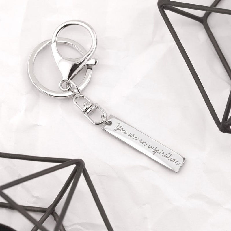 "Unlock Your Love" Custom Engraved Keychain