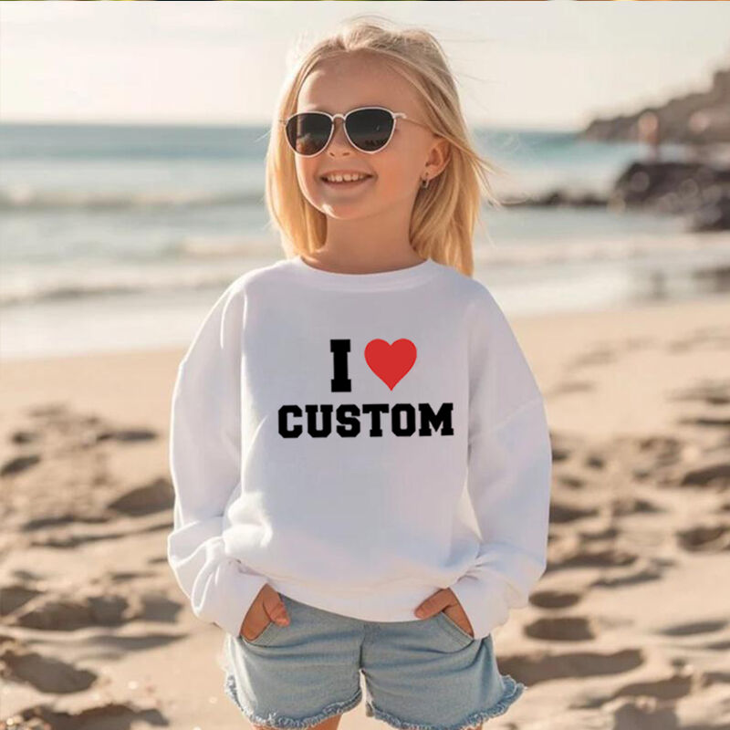 Personalized Kids Sweatshirts Can Be Customized For Special Birthday Gifts For Kids