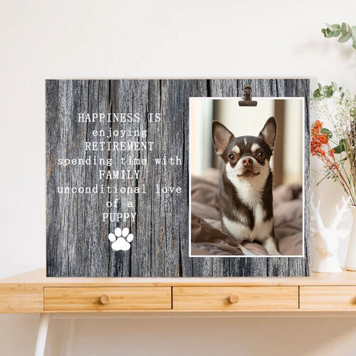 Cadre photo souvenir personnalisé pour chien Cadeau commémoratif pour amoureux des animaux