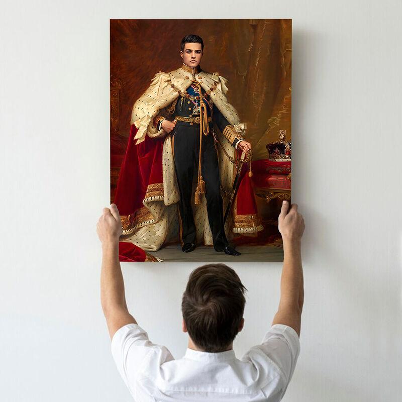 Customized Head Photo Royal Portrait Custom Men Gift