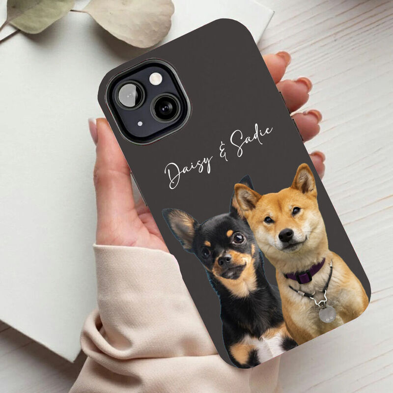 Personalized Mobile Phone Case Customized Pet Photo Warm Christmas Gift