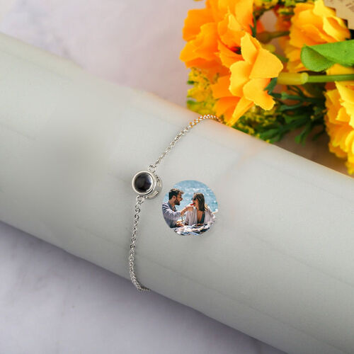 Personalized Photo Projection Bracelet Perfect Gift for Special Person