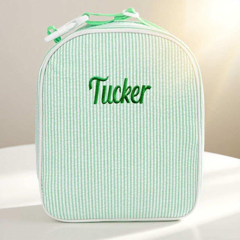 Personalized Lunch Bags with Embroidered Name Insulated Lunch Bag Kid Tote Bag for Kids