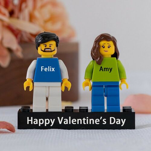 Parejas enamoradas Figuras LEGO personalizadas / Crea tus propias  minifiguras LEGO el mejor regalo de San Valentín / aniversario para ella y  para él -  México