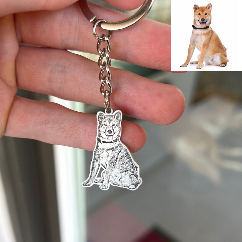 Llavero Personalizado con Foto - Divertido Regalo para Mascotas