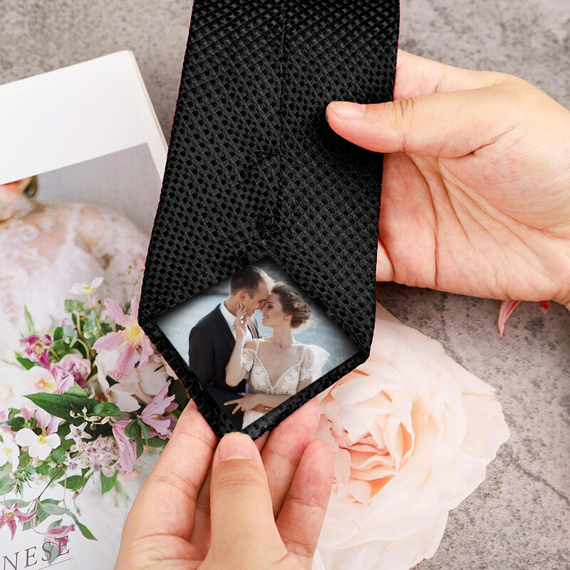 Custom Picture Tie Romantic Gift for Wedding