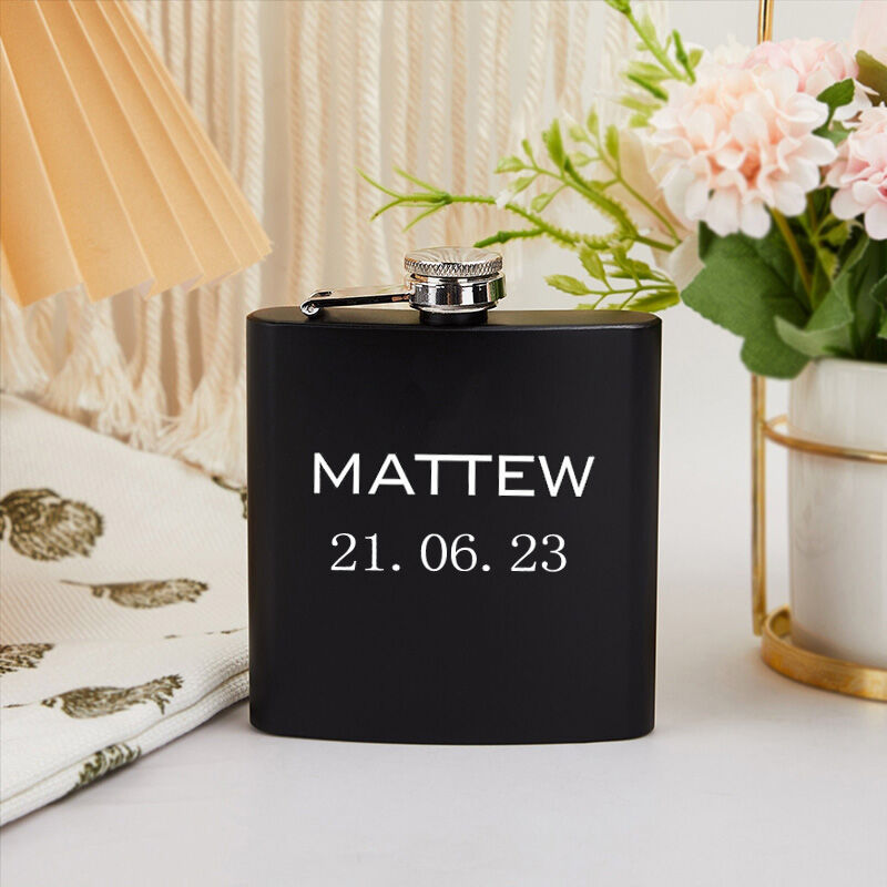 Personalized Name And Date Wine Pot Unique Gift for Important Person