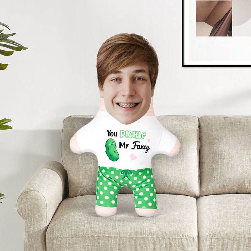 "Me Encantas" Almohada Personalizada con Rostro - Idea de Almohadas con Fotos para San Valentín