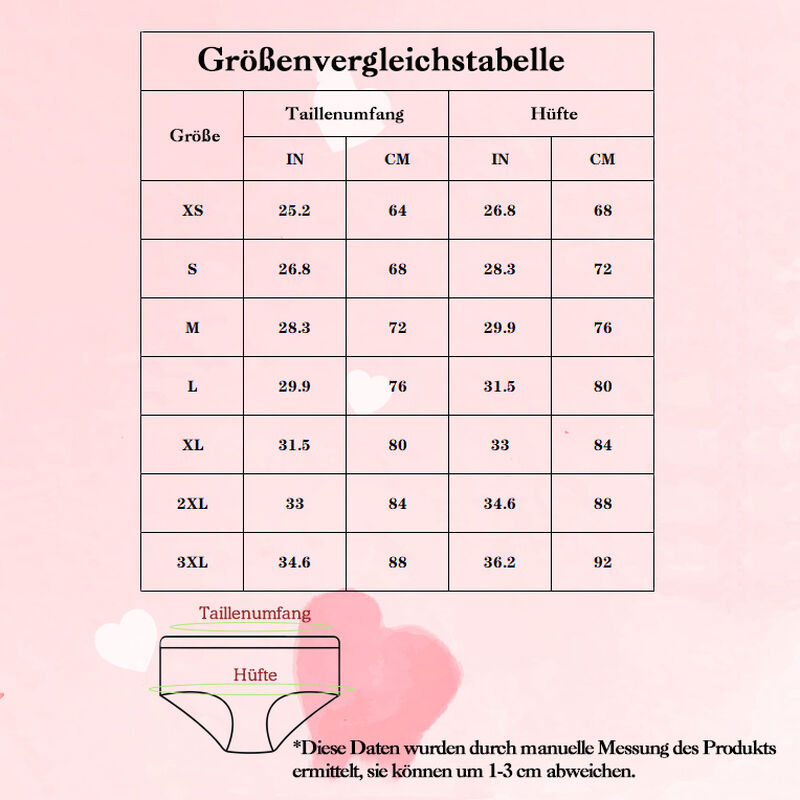 Personalisierte Bild Damen Unterwäsche mit Hörnern Muster Exquisite Geschenk für Valentinstag