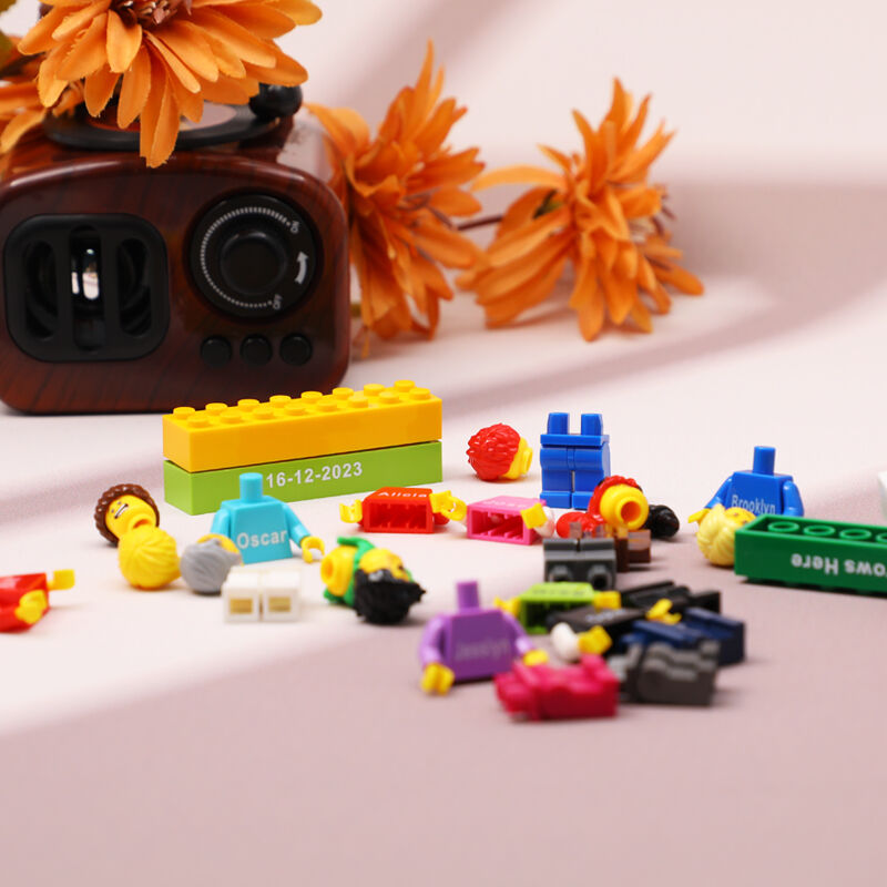 Personalized Building Block Minifigures Fun Gifts for Father's Day