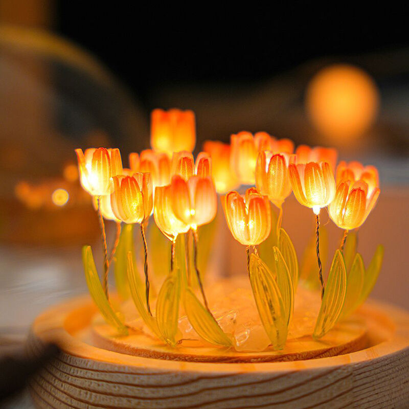 Cute Tulip Lamp Beautiful Gift for Your Love