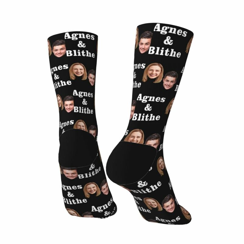 Personalized Face Socks Can be Added with Photos and Text as a Gift for Couples