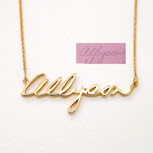 Handwriting Jewelry-Personalized Necklace