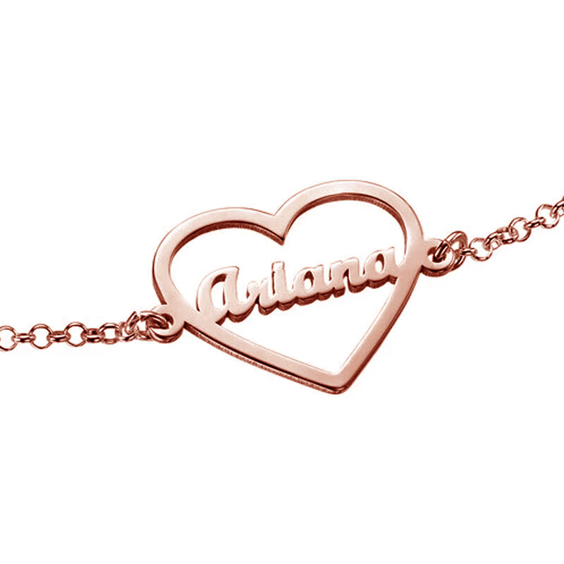 "My Princess" Custom Hearts Bracelet