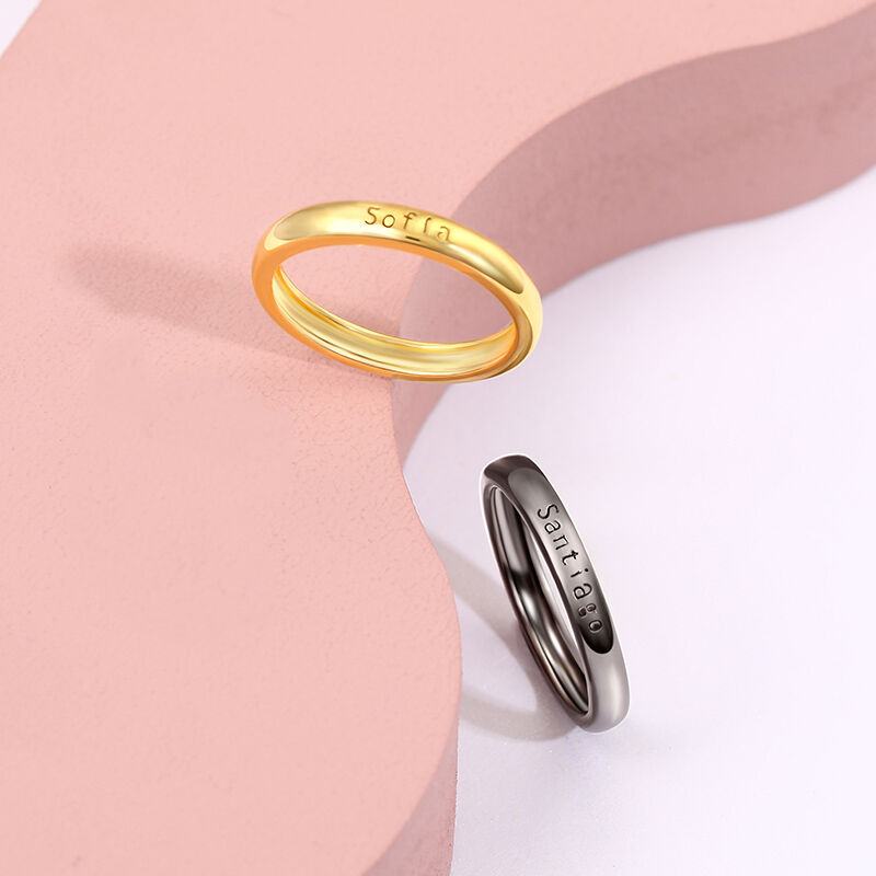 "Love Are Wishes" Personalized Engraving Ring