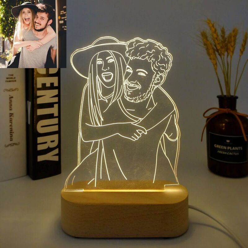 Custom 3D Photo Lamp-For Honey
