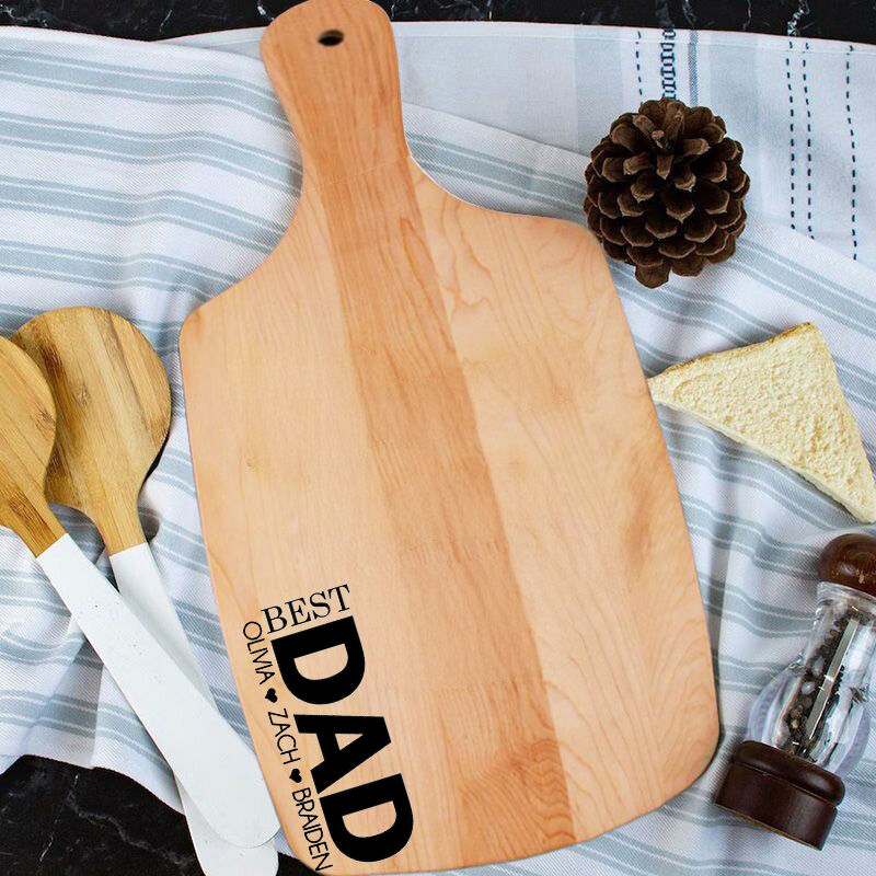 Personalized Name Charcuterie Board Special Present for Dad