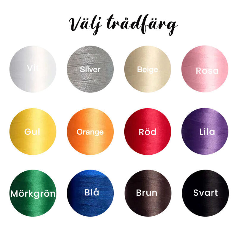 Personlig broderi sminkväska med anpassat namn Vacker present till din kärlek