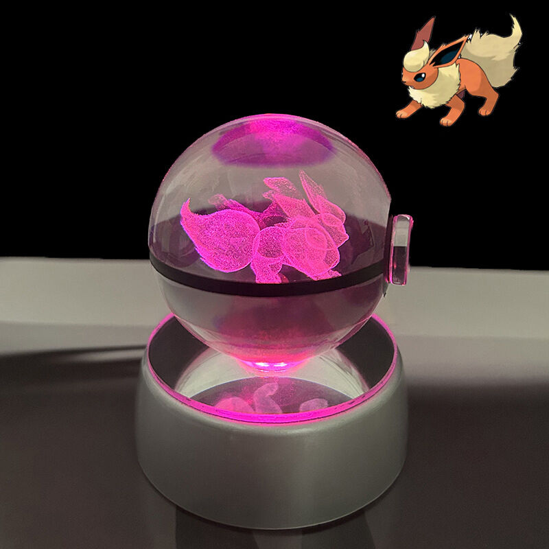 3D Crystal Ball Night Light Cute Animals Pattern Precious Gift for Friend
