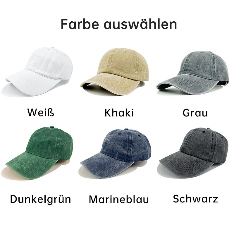 Personalisiertes Hut Individuell bestickt Pärchen-Foto Mit Römisch-numerale Datum Perfektes Valentinstagsgeschenk