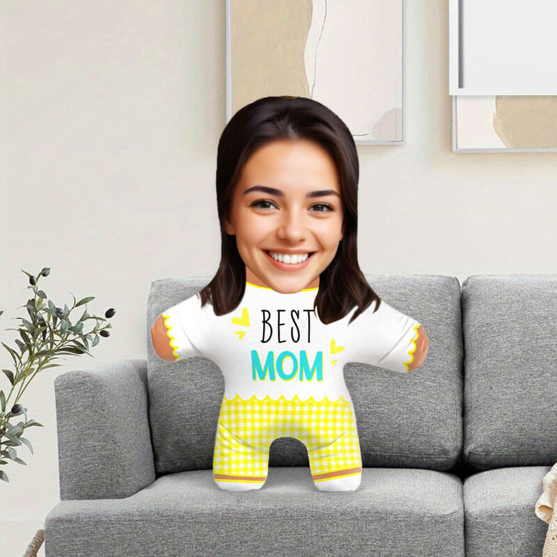 Coussin Oreiller personnalisé « Meilleure Maman » Cadeau pour la fête des mères