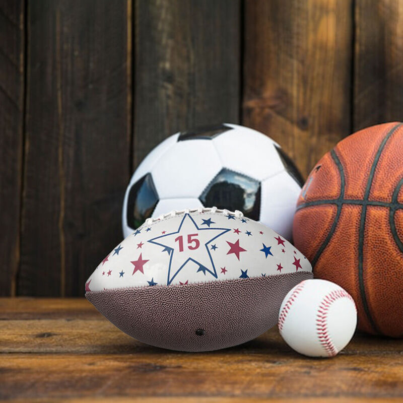 Pallone da football americano personalizzato con stampa a stelle Regalo di compleanno unico per gli amici