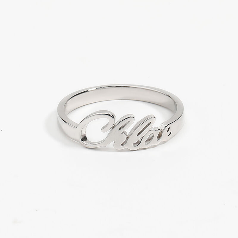 "It's All About You" Personalized Name Ring