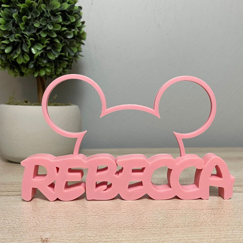 Ornements personnalisés imprimés en 3D Décoration d'intérieur mignonne pour les enfants