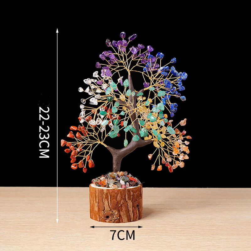 "Tree of Life" Crystal Tree Healing Crystal Tree Bonsai Tree Sculpture Gem Tree for Mom