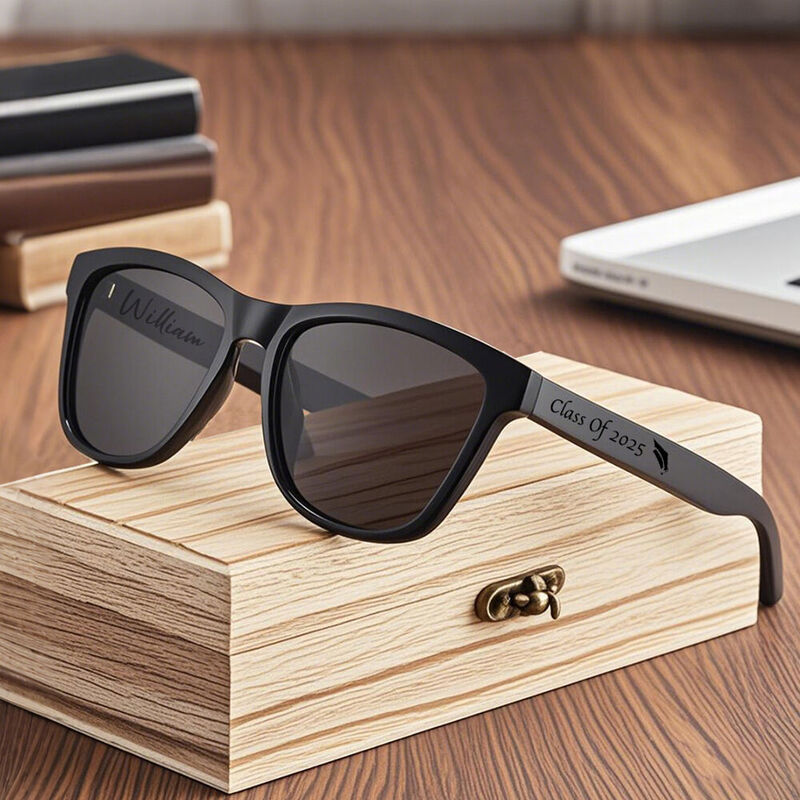 Customized Sunglasses with Graduation Year Added as a Graduation Gift for Friends