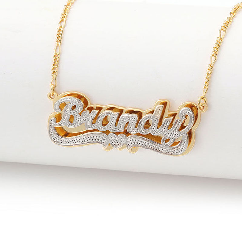 "First Step" Personalized Name Necklace