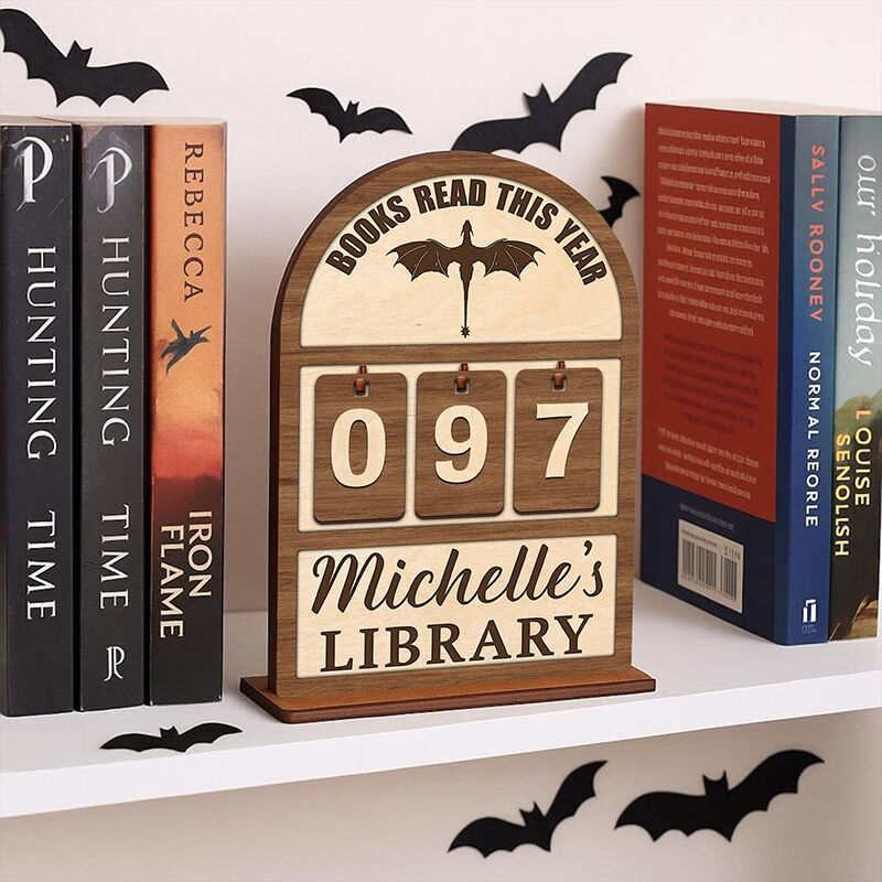 Personalized Name Book Tracker Bookish Decor Perfect Gift for Kids