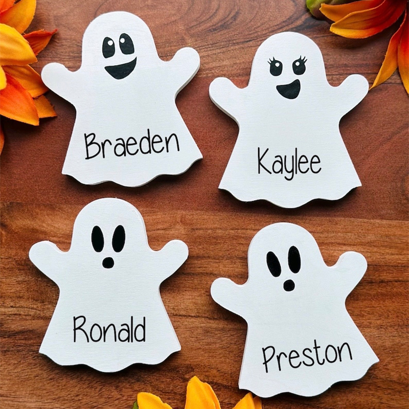 ハロウィン 名入れ フレーム ゴースト 装飾品 オーナメント